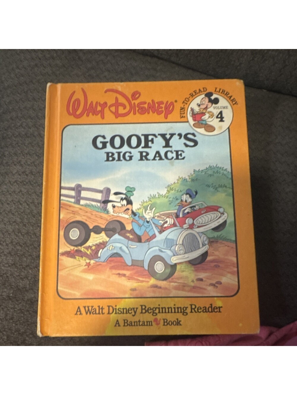 Vintage Disney Goofy Beginning Reader Book 1986